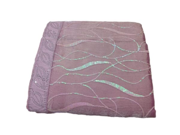 Burbary silk Jimmy Choo saree - Image 4