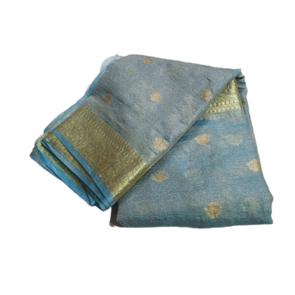 Crush tissue buta Saree